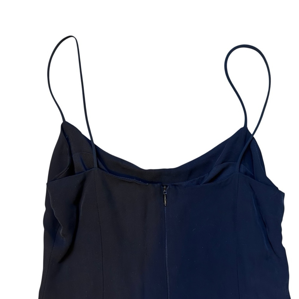 Milly Black Slip Cocktail Dress with Mermaid Hem Size 2 - Picture 5 of 16